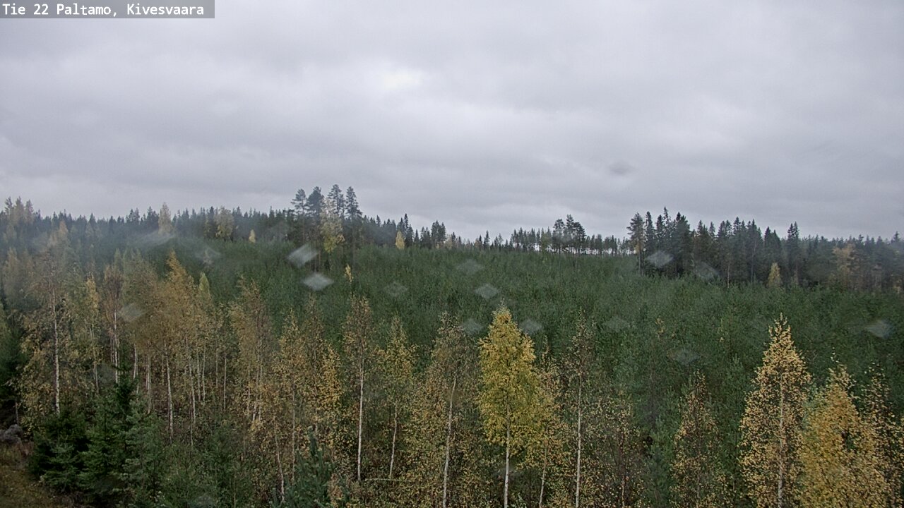 Weather Camera Image Väg 22 Paltamo, Kivesvaara, Paltamo, Kainuu