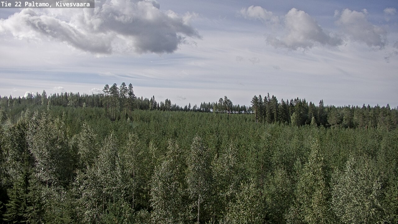 Weather Camera Image Road 22 Paltamo, Kivesvaara, Paltamo, Kainuu
