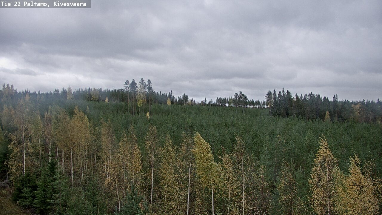 Weather Camera Image Väg 22 Paltamo, Kivesvaara, Paltamo, Kainuu