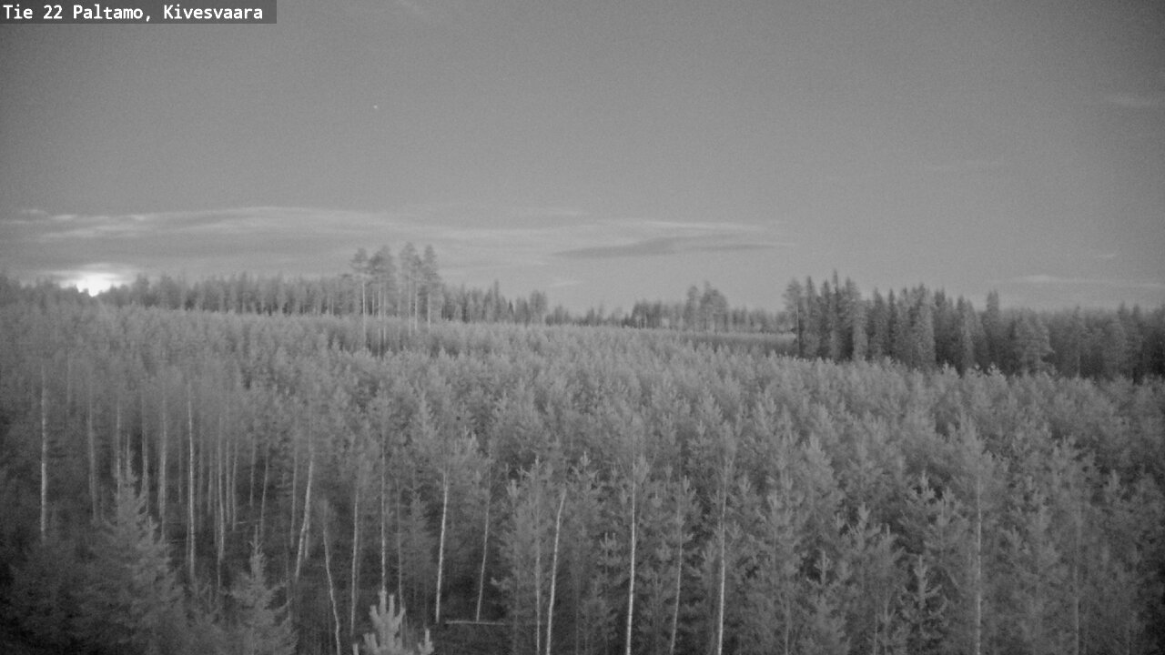 Weather Camera Image Road 22 Paltamo, Kivesvaara, Paltamo, Kainuu