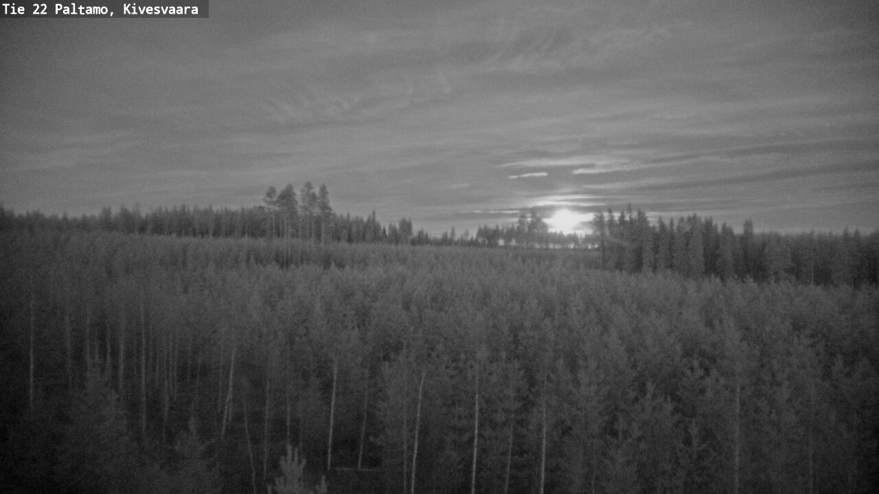 Weather Camera Image Road 22 Paltamo, Kivesvaara, Paltamo, Kainuu