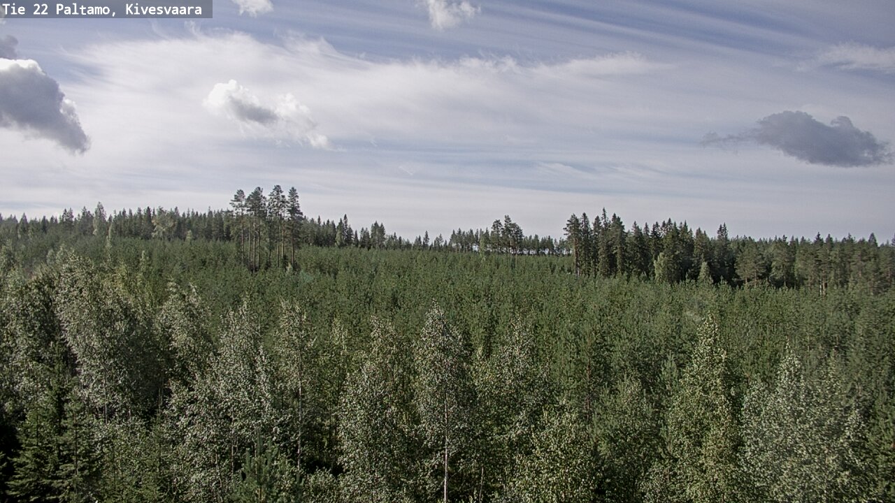 Weather Camera Image Road 22 Paltamo, Kivesvaara, Paltamo, Kainuu