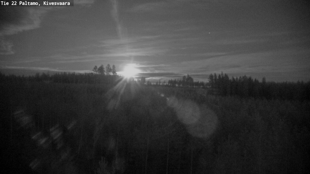 Weather Camera Image Road 22 Paltamo, Kivesvaara, Paltamo, Kainuu