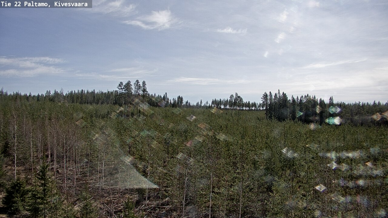 Weather Camera Image Road 22 Paltamo, Kivesvaara, Paltamo, Kainuu