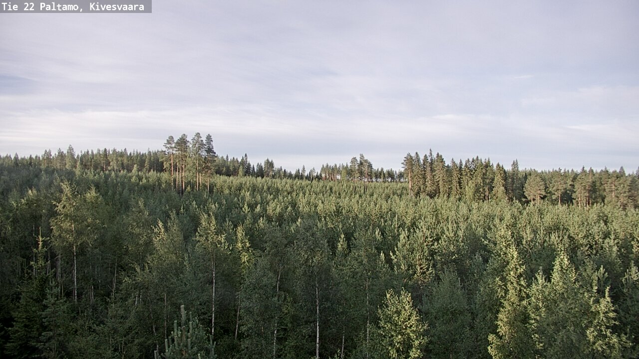 Weather Camera Image Väg 22 Paltamo, Kivesvaara, Paltamo, Kainuu
