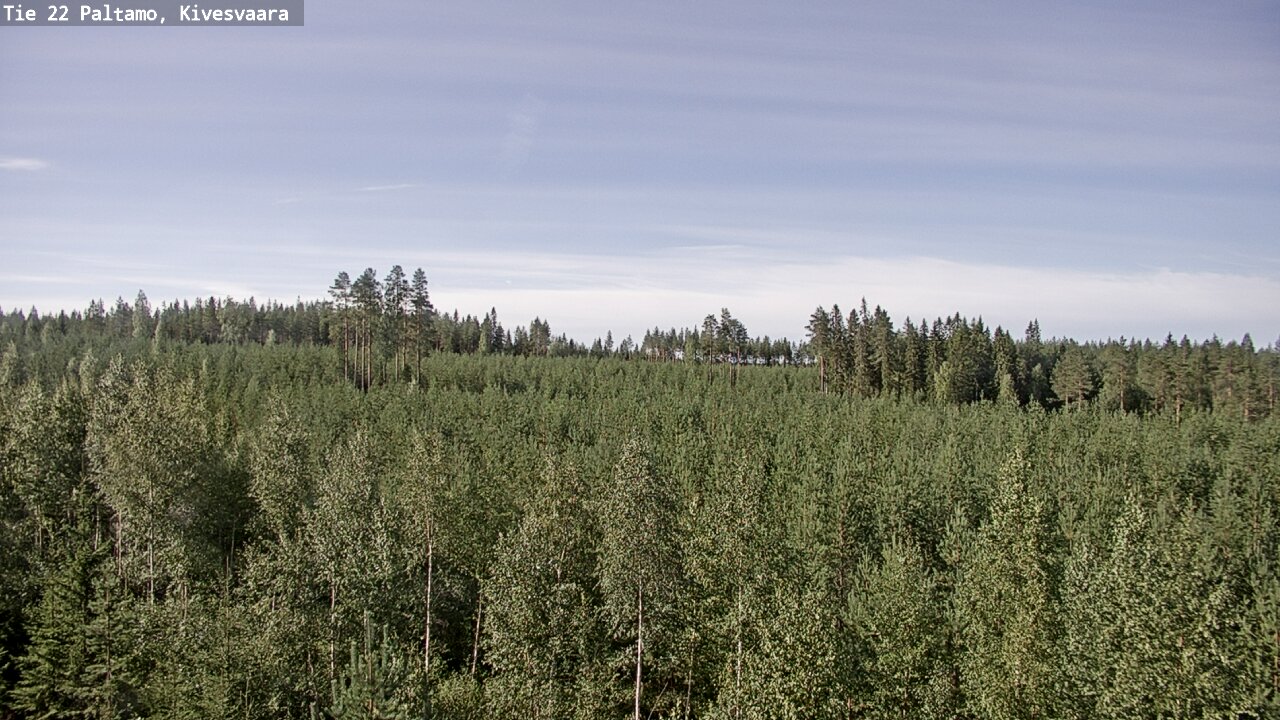 Weather Camera Image Road 22 Paltamo, Kivesvaara, Paltamo, Kainuu
