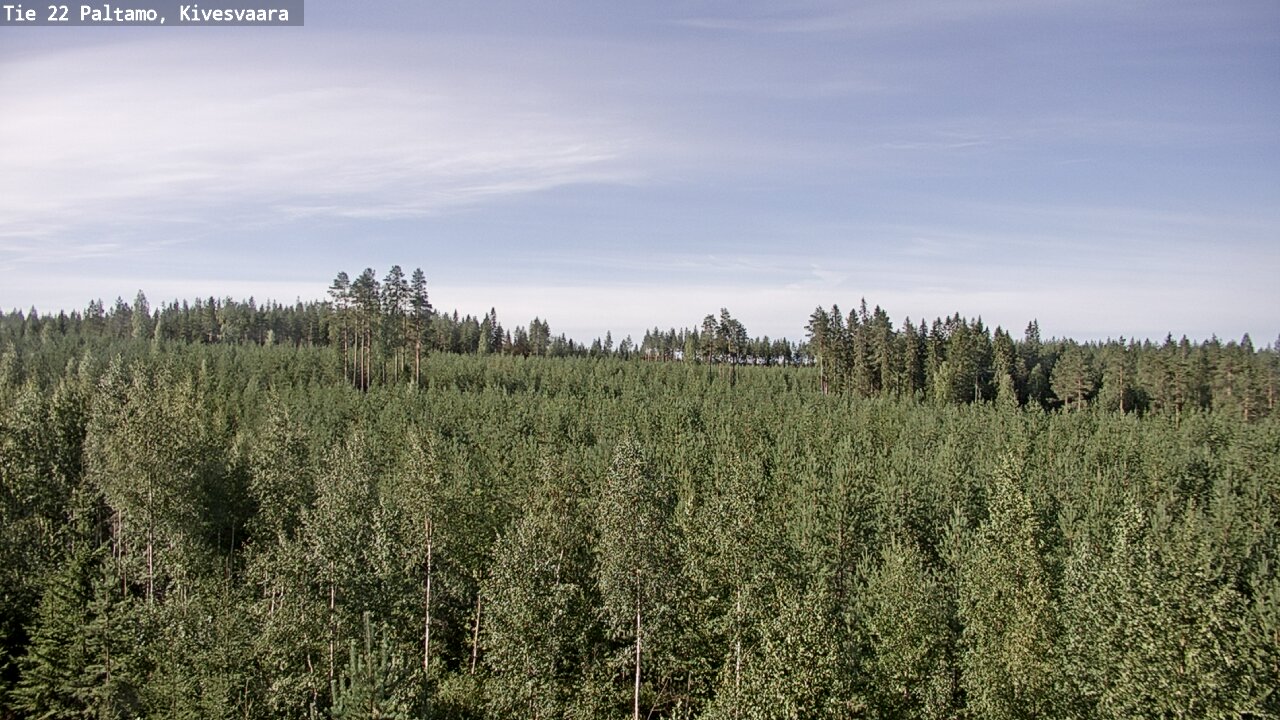 Weather Camera Image Road 22 Paltamo, Kivesvaara, Paltamo, Kainuu