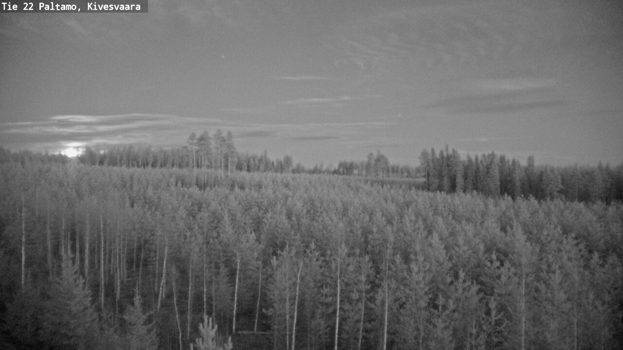 Weather Camera Image Road 22 Paltamo, Kivesvaara, Paltamo, Kainuu