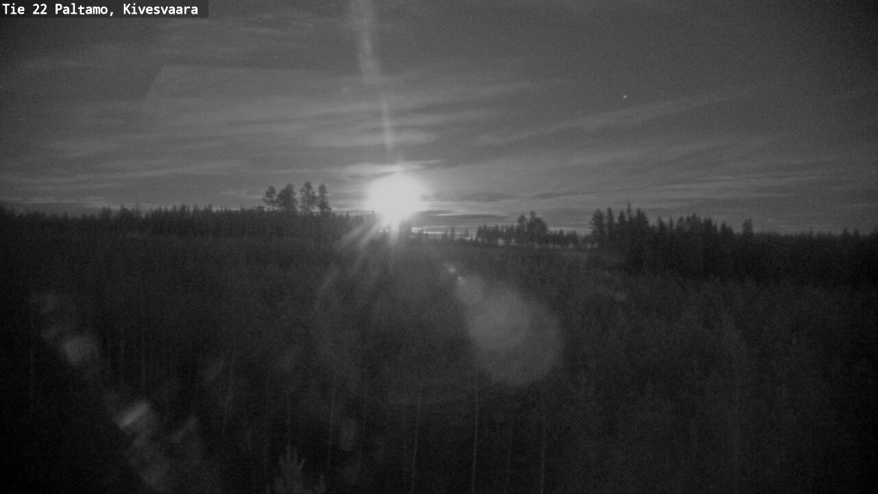 Weather Camera Image Road 22 Paltamo, Kivesvaara, Paltamo, Kainuu