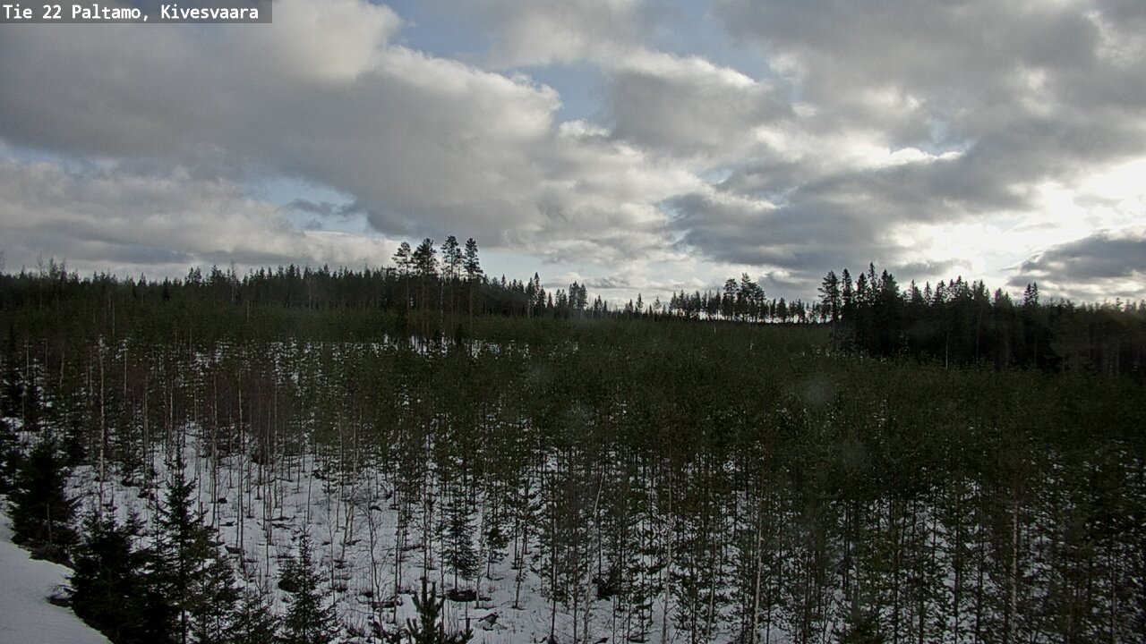 Weather Camera Image Road 22 Paltamo, Kivesvaara, Paltamo, Kainuu