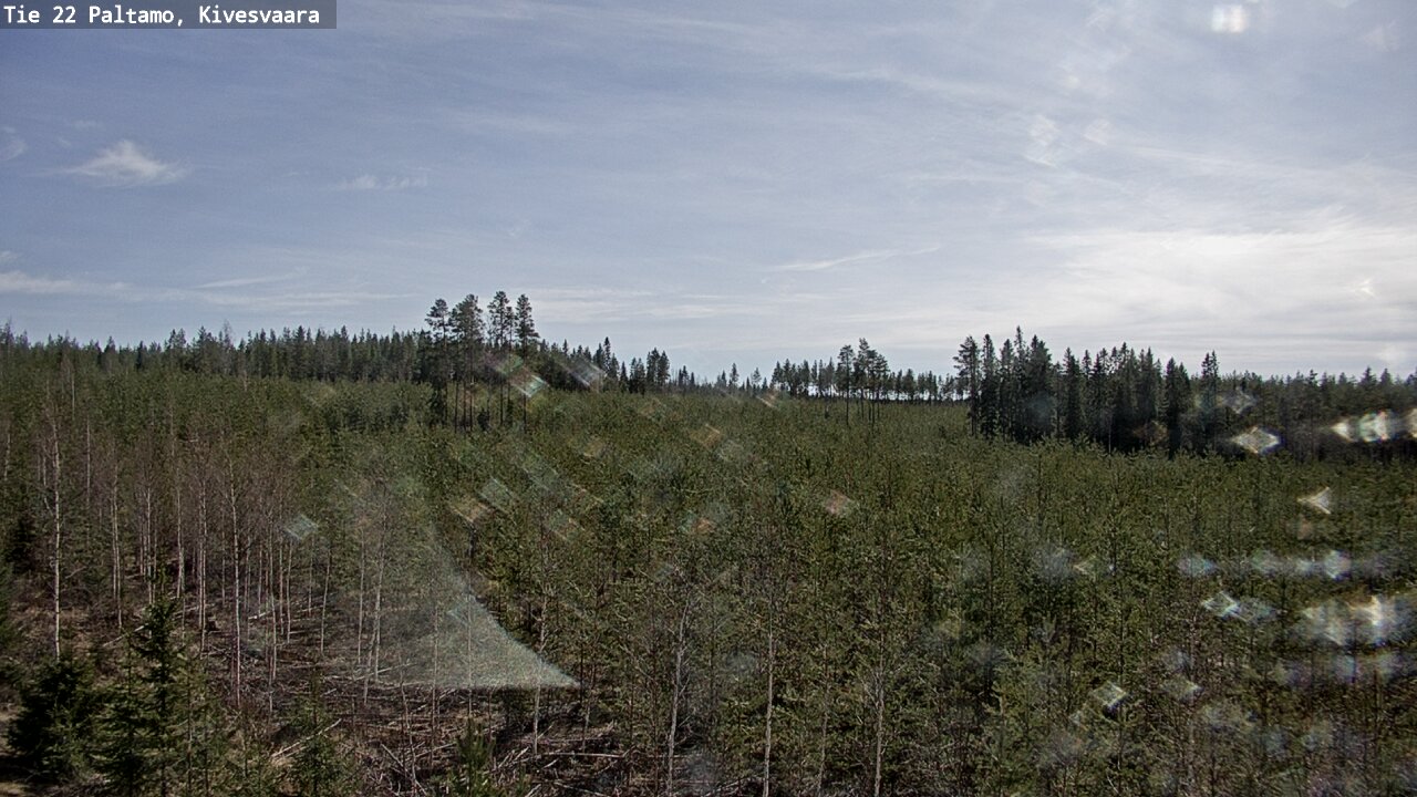 Weather Camera Image Road 22 Paltamo, Kivesvaara, Paltamo, Kainuu