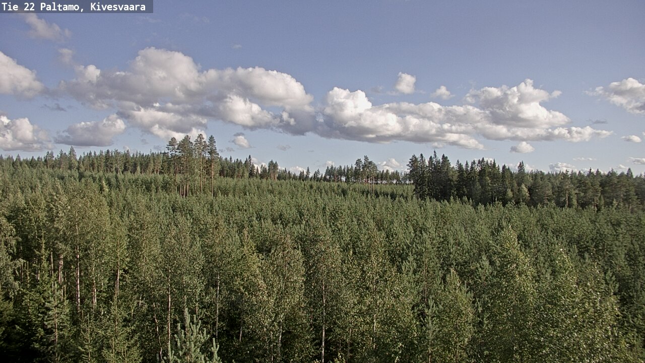 Kelikamerat Kuva Tie 22 Paltamo, Kivesvaara, Paltamo, Kainuu
