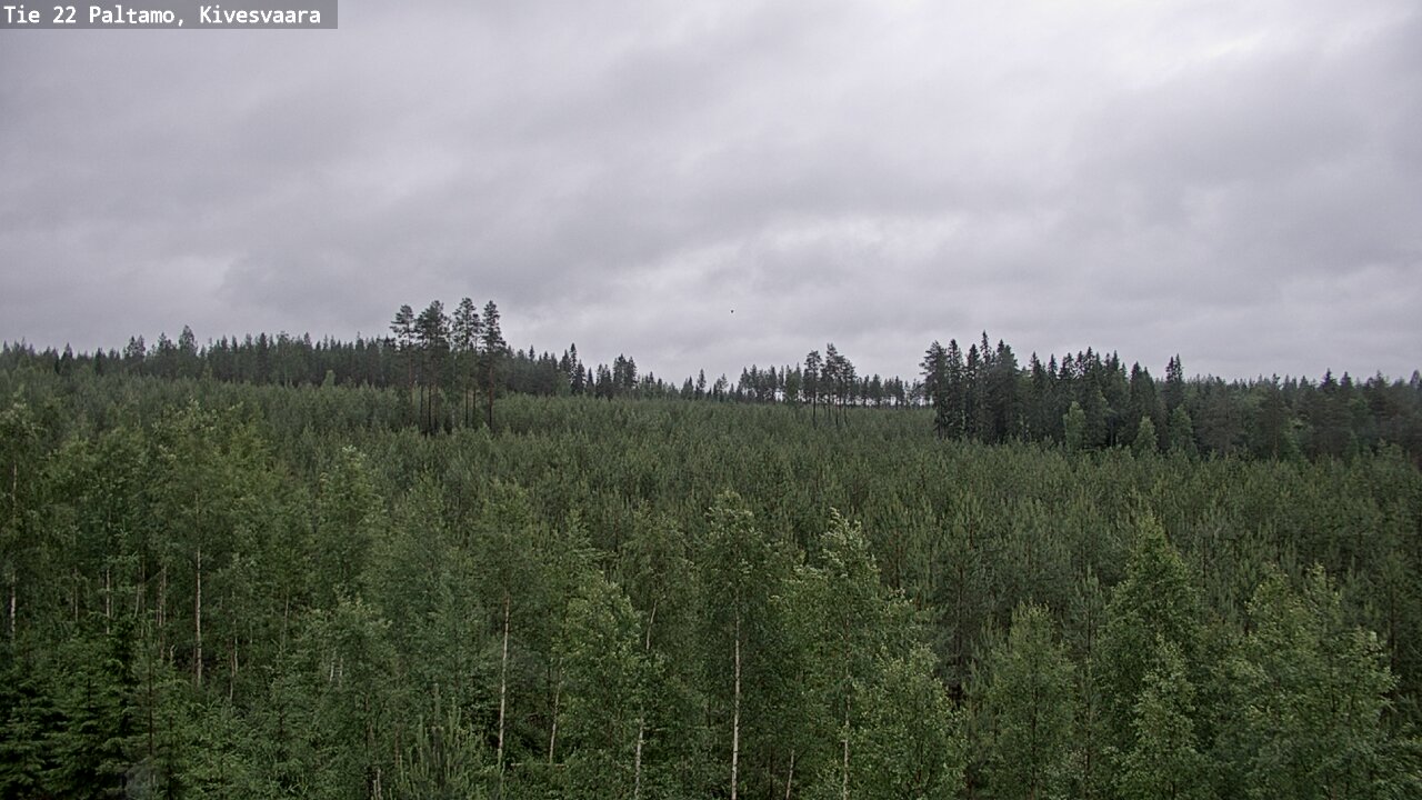 Weather Camera Image Road 22 Paltamo, Kivesvaara, Paltamo, Kainuu