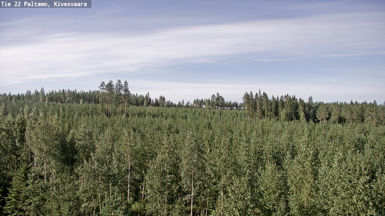 Weather Camera Image Road 22 Paltamo, Kivesvaara, Paltamo, Kainuu