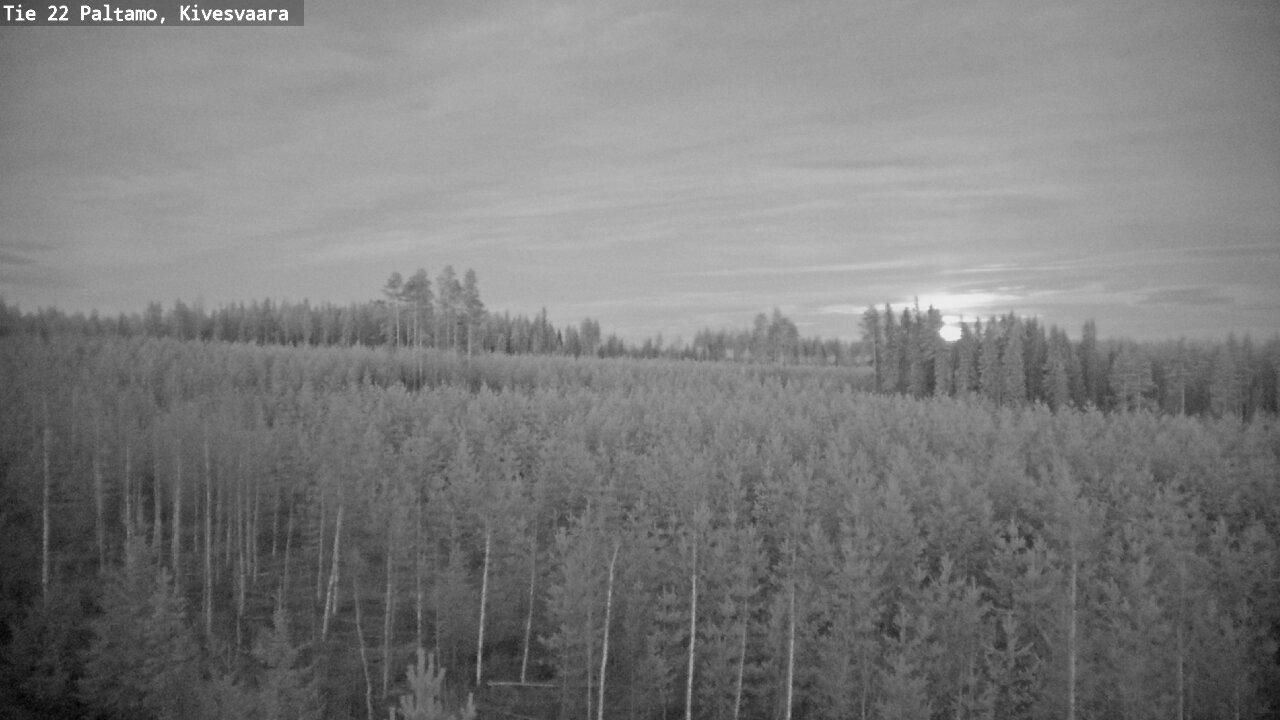 Weather Camera Image Road 22 Paltamo, Kivesvaara, Paltamo, Kainuu