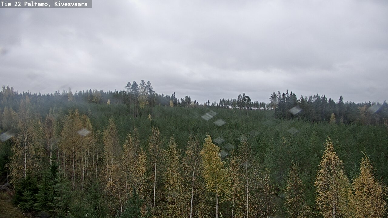 Weather Camera Image Väg 22 Paltamo, Kivesvaara, Paltamo, Kainuu