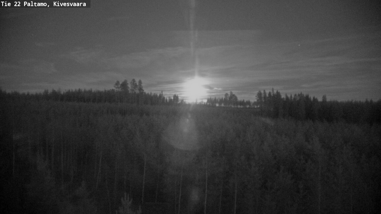 Weather Camera Image Road 22 Paltamo, Kivesvaara, Paltamo, Kainuu