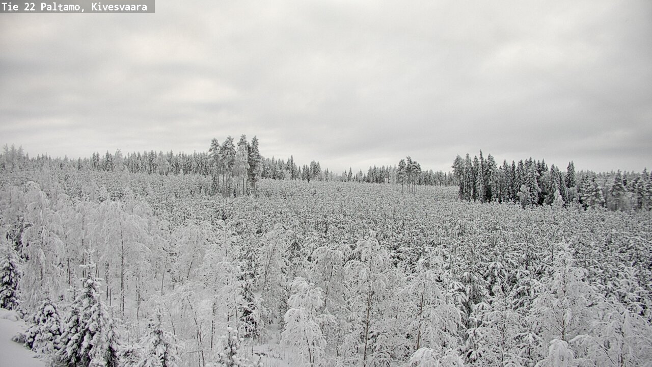 Weather Camera Image Road 22 Paltamo, Kivesvaara, Paltamo, Kainuu