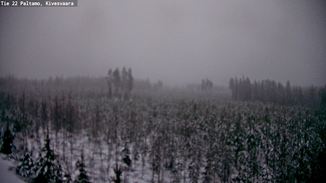 Weather Camera Image Road 22 Paltamo, Kivesvaara, Paltamo, Kainuu