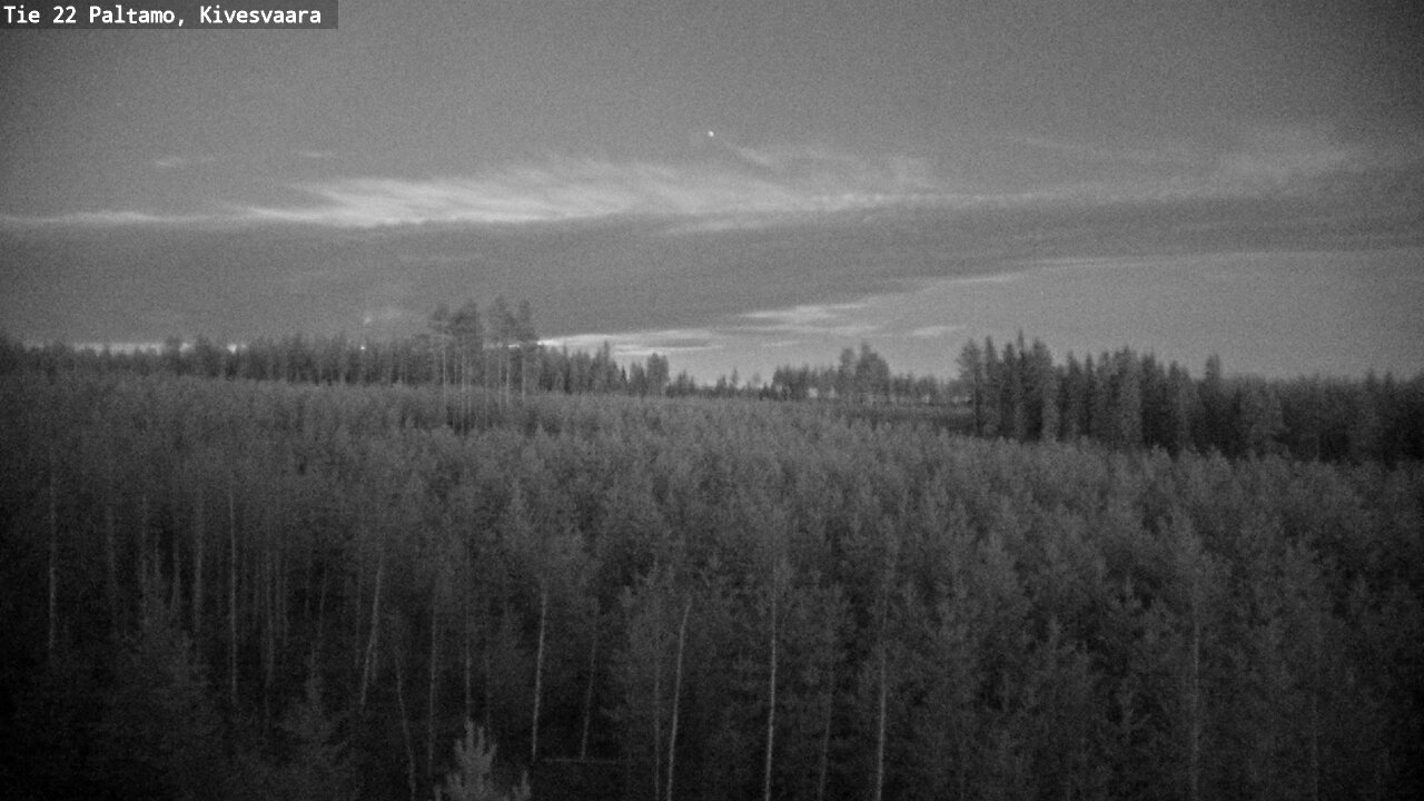 Weather Camera Image Road 22 Paltamo, Kivesvaara, Paltamo, Kainuu