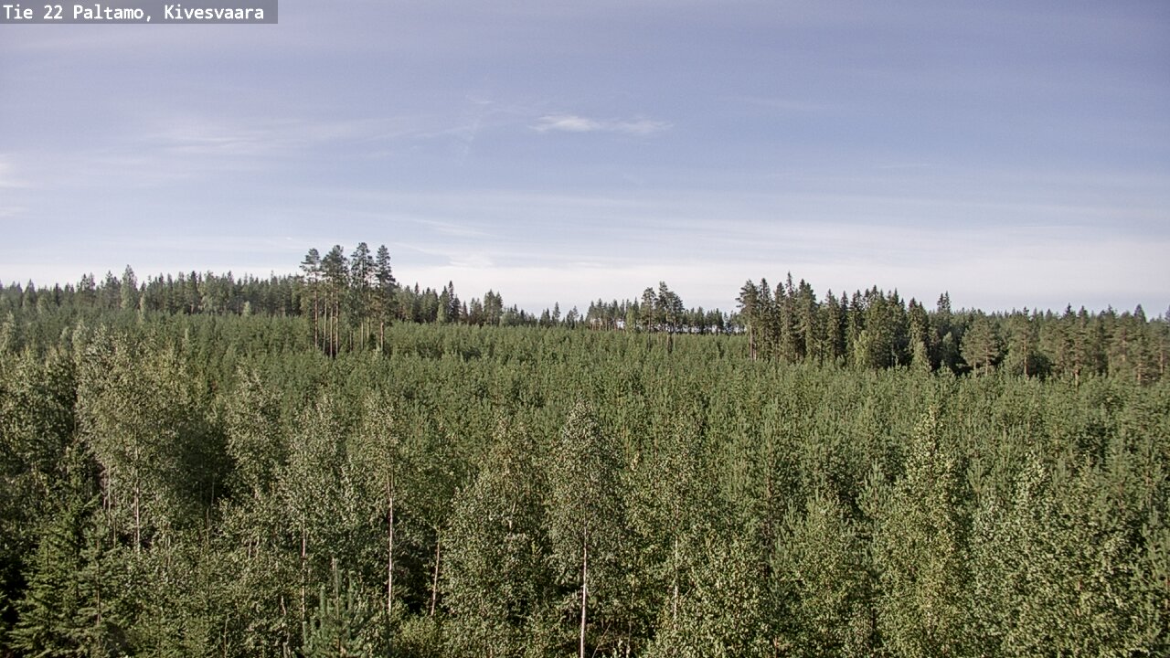 Weather Camera Image Road 22 Paltamo, Kivesvaara, Paltamo, Kainuu
