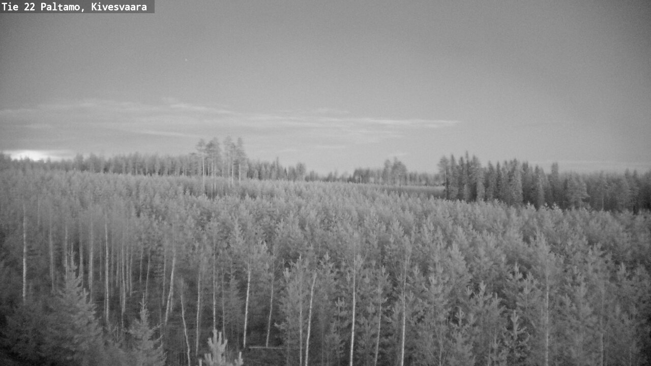 Weather Camera Image Road 22 Paltamo, Kivesvaara, Paltamo, Kainuu