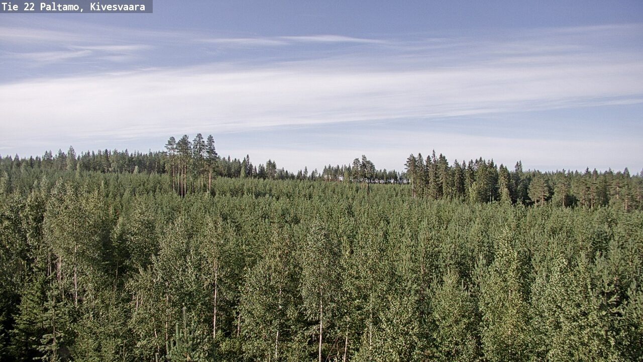 Weather Camera Image Road 22 Paltamo, Kivesvaara, Paltamo, Kainuu