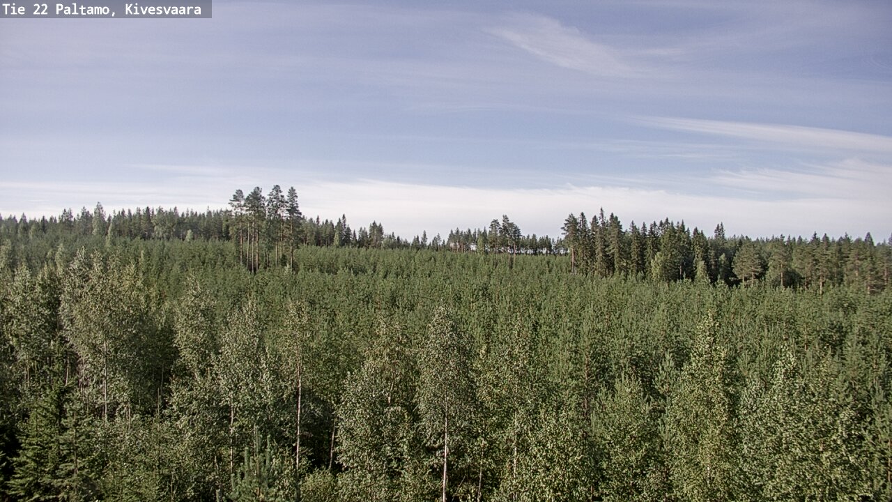Weather Camera Image Road 22 Paltamo, Kivesvaara, Paltamo, Kainuu