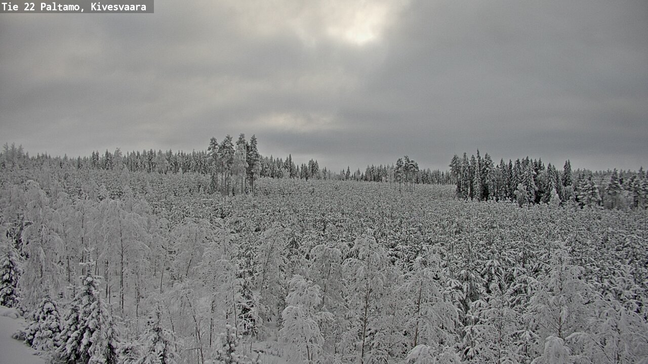 Weather Camera Image Road 22 Paltamo, Kivesvaara, Paltamo, Kainuu