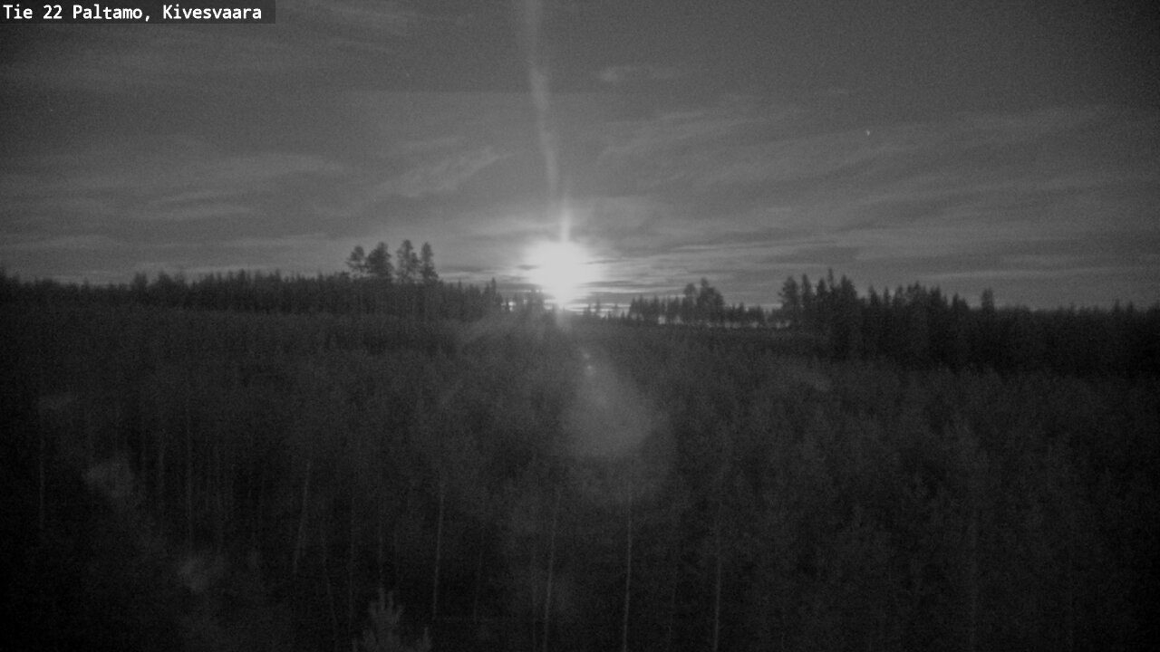 Weather Camera Image Road 22 Paltamo, Kivesvaara, Paltamo, Kainuu