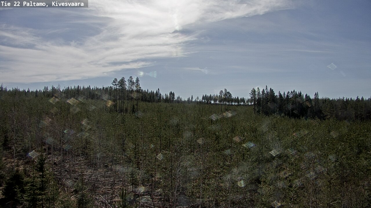 Weather Camera Image Road 22 Paltamo, Kivesvaara, Paltamo, Kainuu