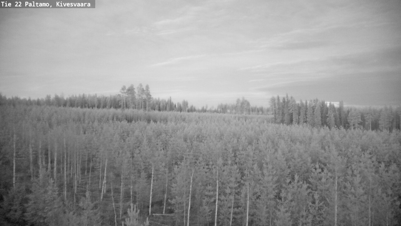 Weather Camera Image Road 22 Paltamo, Kivesvaara, Paltamo, Kainuu