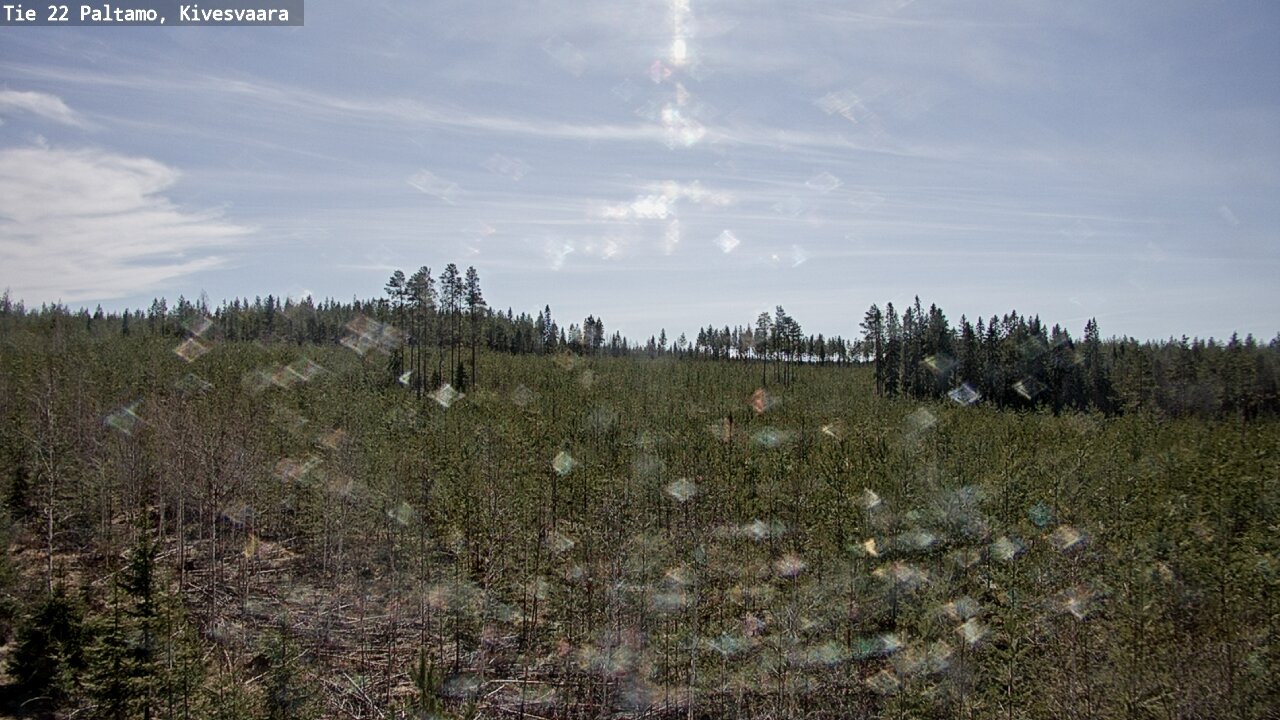 Weather Camera Image Road 22 Paltamo, Kivesvaara, Paltamo, Kainuu