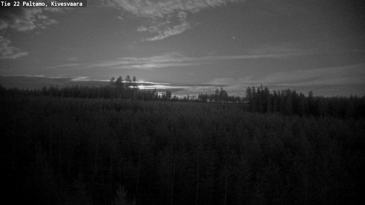 Weather Camera Image Road 22 Paltamo, Kivesvaara, Paltamo, Kainuu
