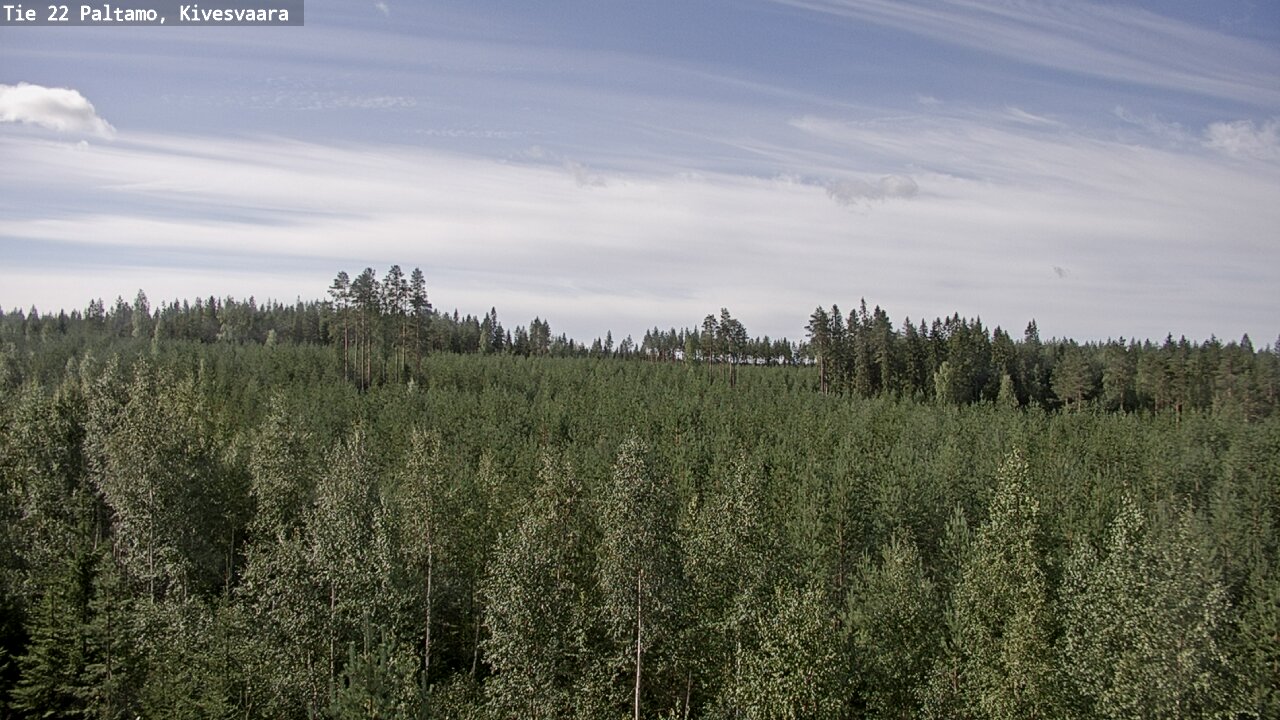 Weather Camera Image Road 22 Paltamo, Kivesvaara, Paltamo, Kainuu