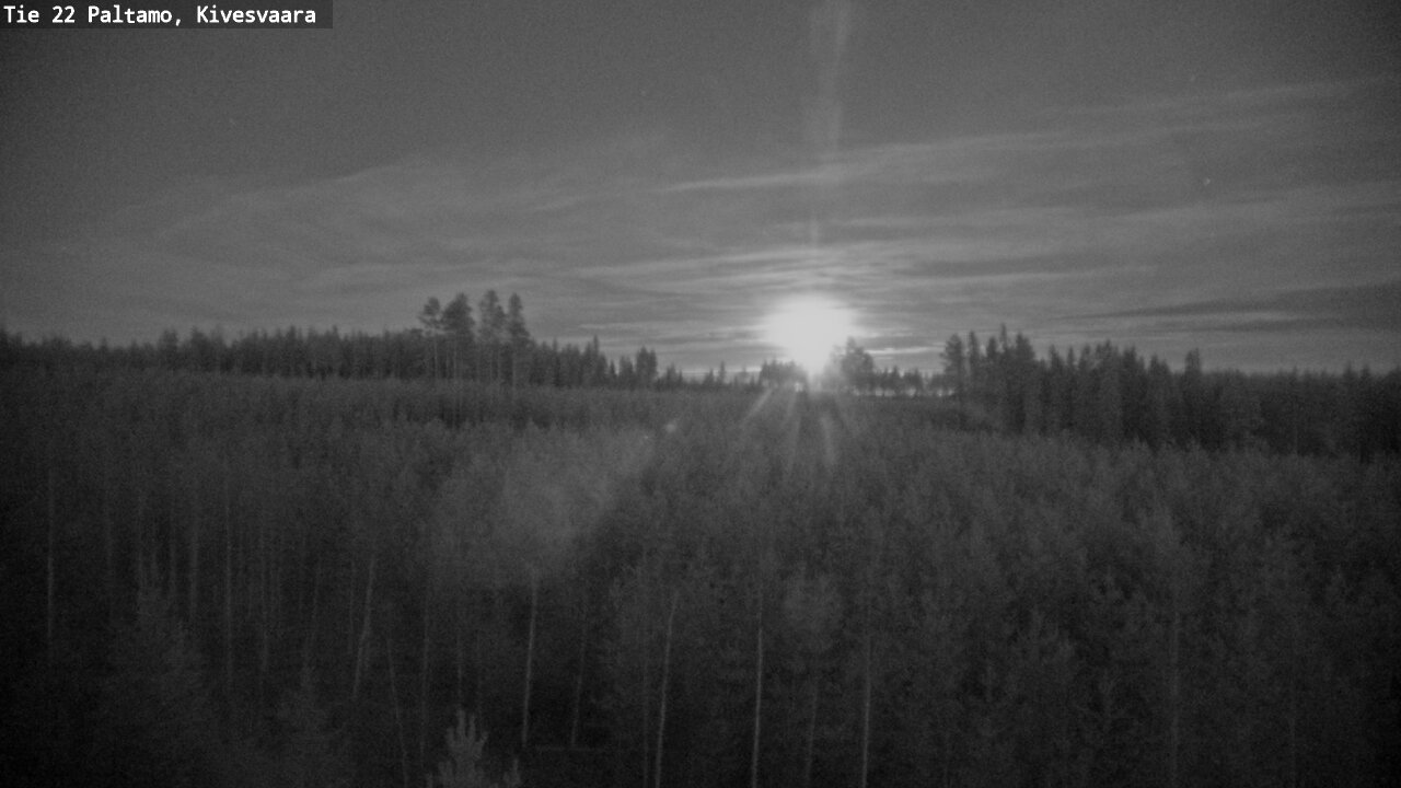 Weather Camera Image Road 22 Paltamo, Kivesvaara, Paltamo, Kainuu