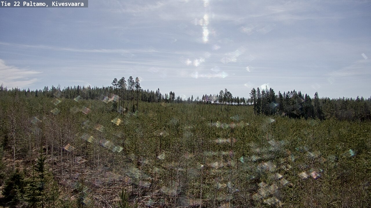 Weather Camera Image Road 22 Paltamo, Kivesvaara, Paltamo, Kainuu