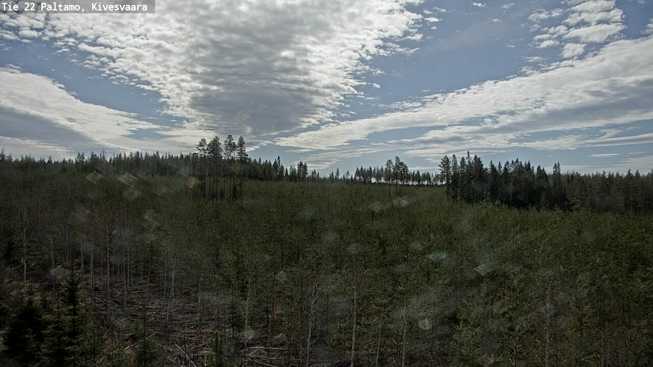 Kelikamerat Kuva Tie 22 Paltamo, Kivesvaara, Paltamo, Kainuu