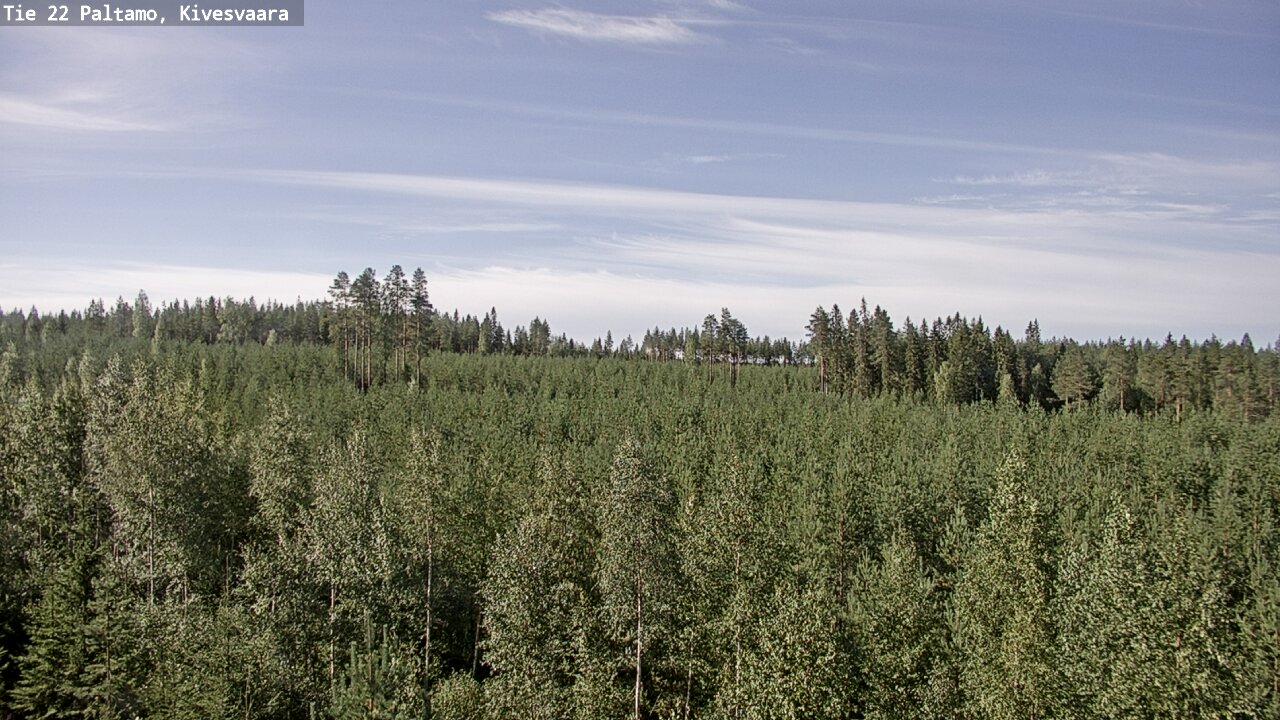 Weather Camera Image Road 22 Paltamo, Kivesvaara, Paltamo, Kainuu