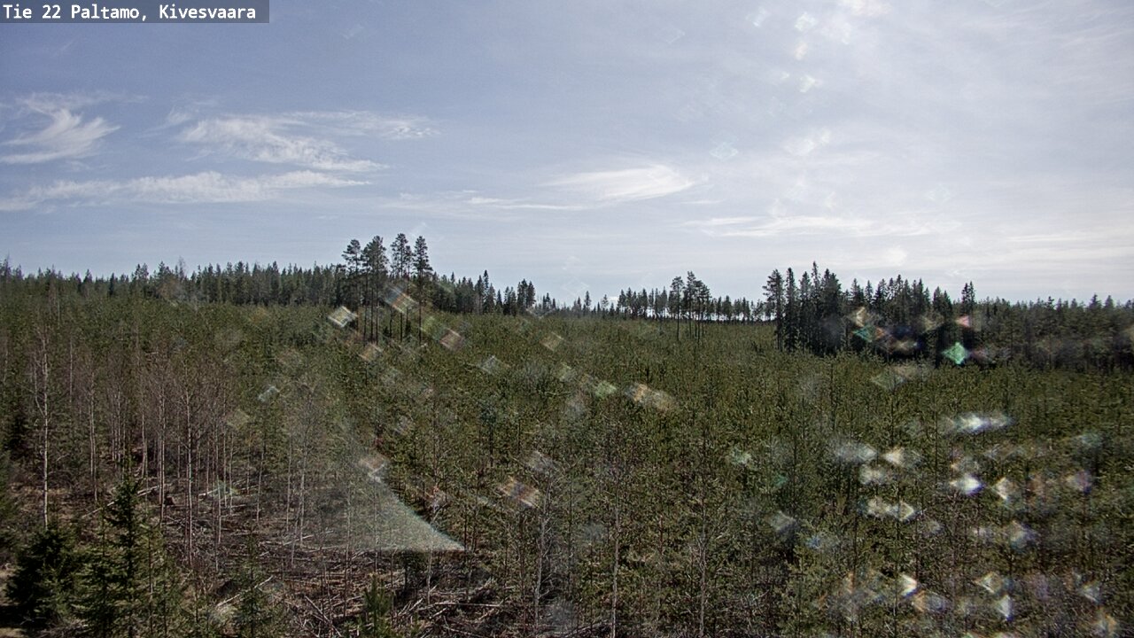 Weather Camera Image Road 22 Paltamo, Kivesvaara, Paltamo, Kainuu