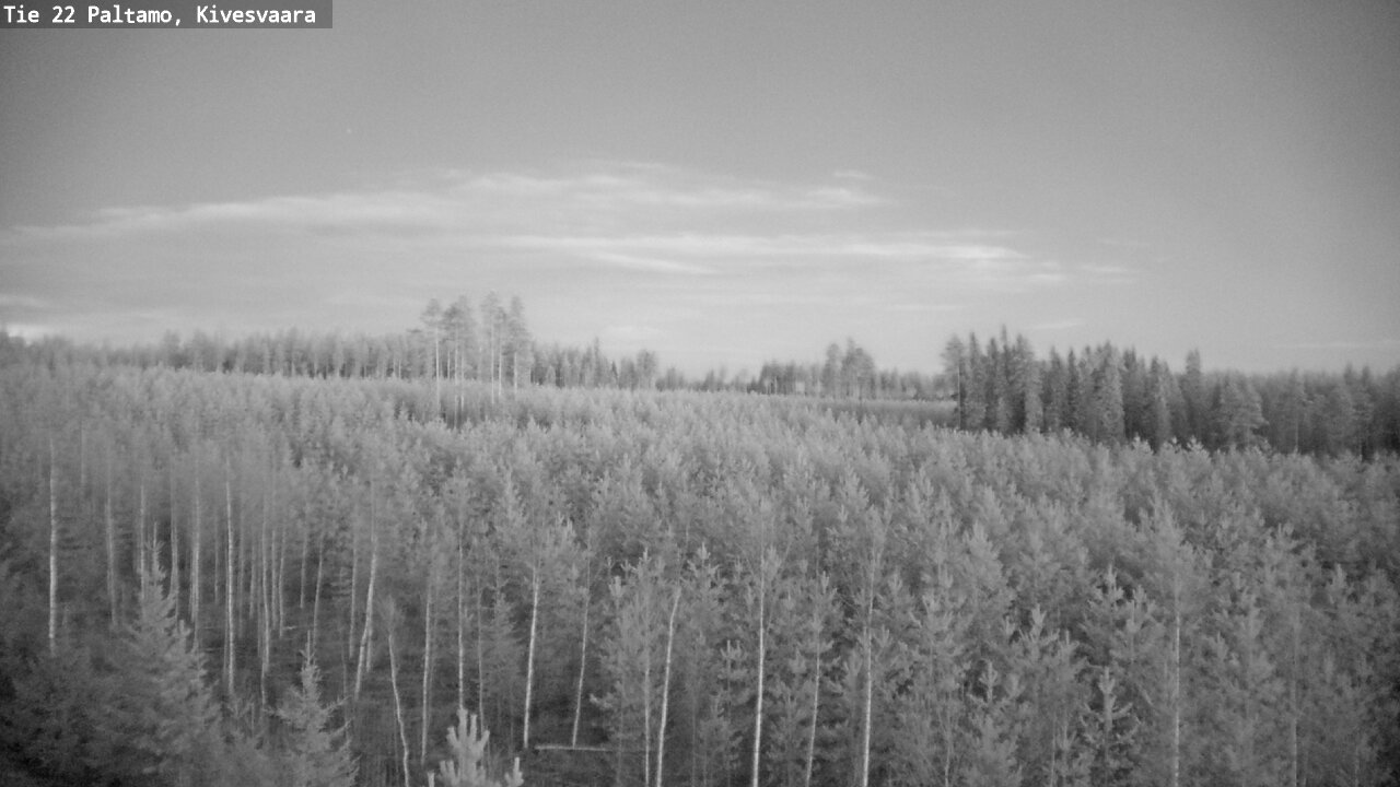 Weather Camera Image Road 22 Paltamo, Kivesvaara, Paltamo, Kainuu