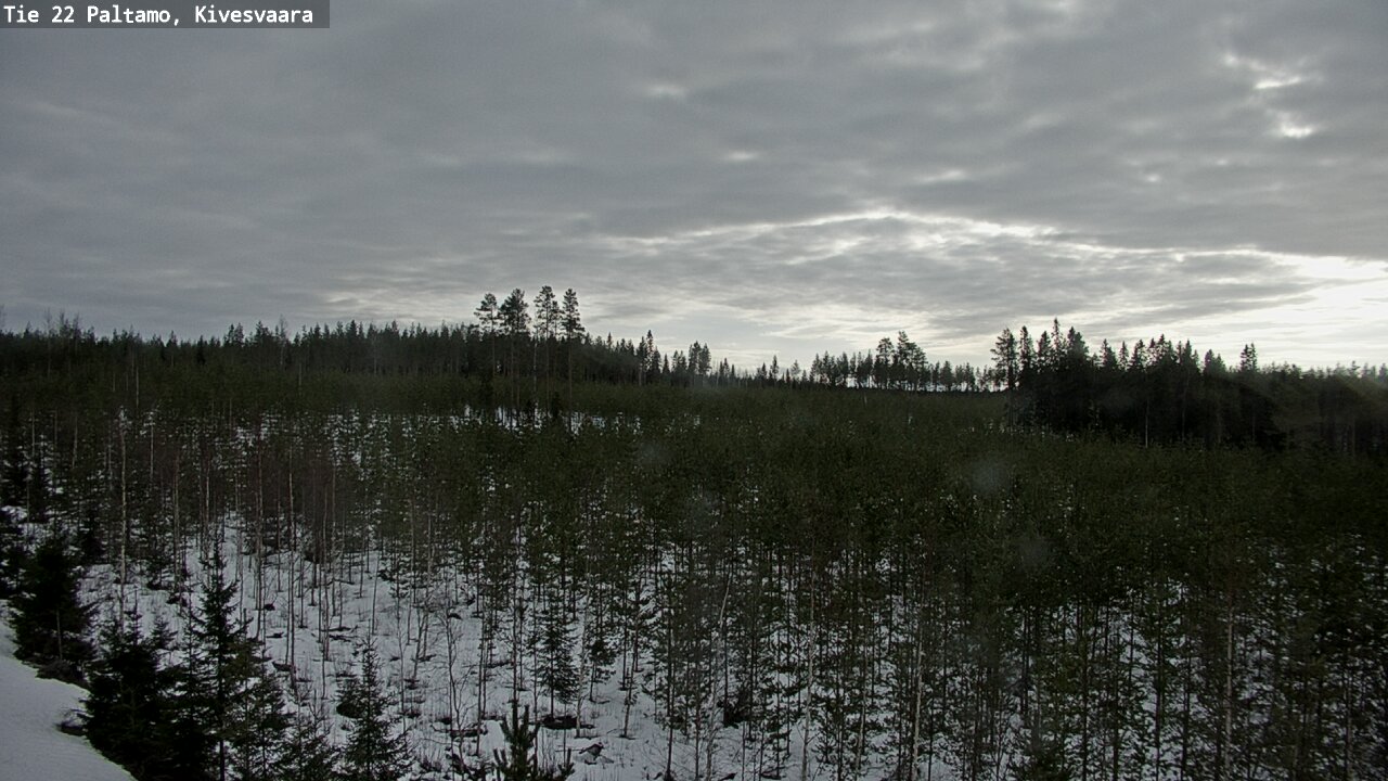 Weather Camera Image Road 22 Paltamo, Kivesvaara, Paltamo, Kainuu