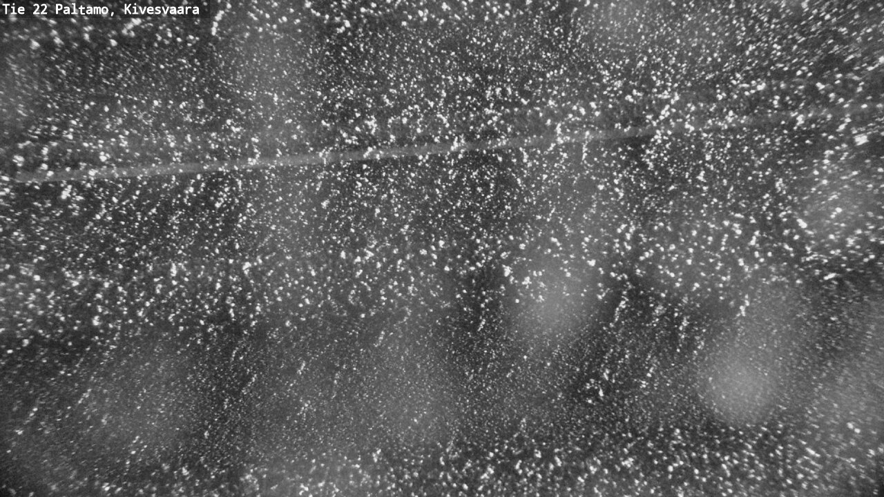 Weather Camera Image Väg 22 Paltamo, Kivesvaara, Paltamo, Kainuu