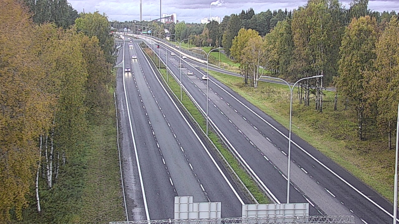 Kelikamerat Kuva Tie 4 Oulu, Kontinkangas, Oulu, Pohjois-Pohjanmaa