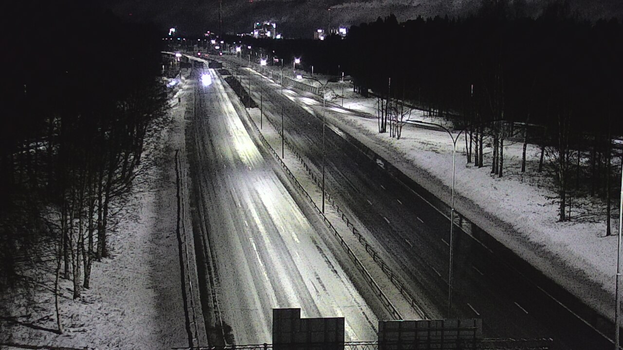 Weather Camera Image Road 4 Oulu, Kontinkangas, Oulu, Pohjois-Pohjanmaa