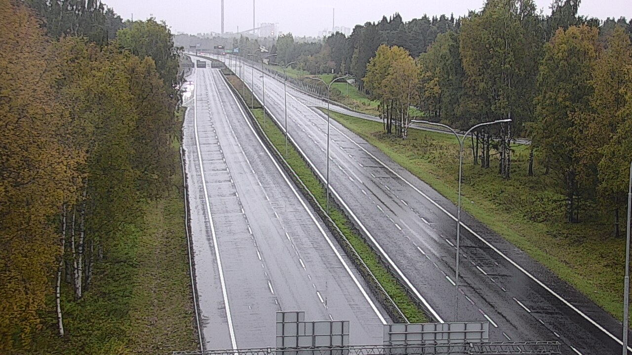 Weather Camera Image Väg 4 Uleåborg, Kontinkangas, Oulu, Pohjois-Pohjanmaa