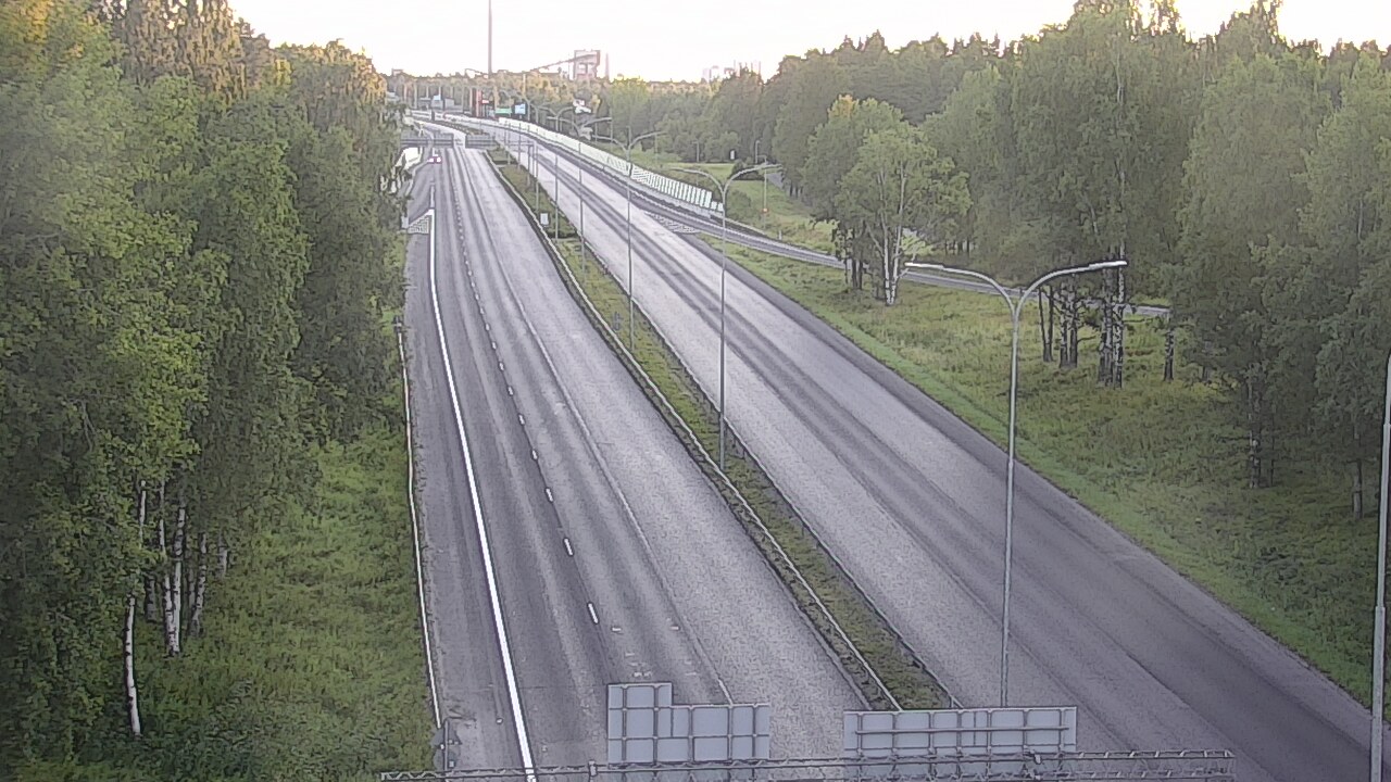 Kelikamerat Kuva Tie 4 Oulu, Kontinkangas, Oulu, Pohjois-Pohjanmaa