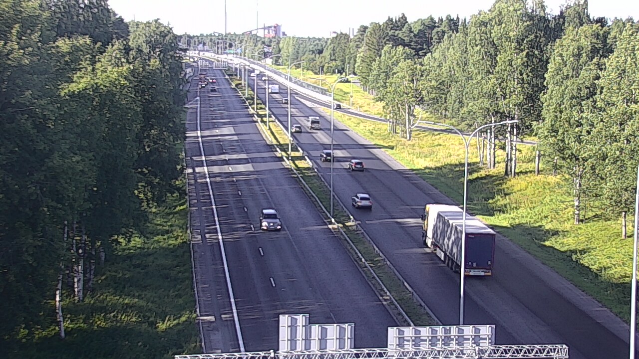 Kelikamerat Kuva Tie 4 Oulu, Kontinkangas, Oulu, Pohjois-Pohjanmaa