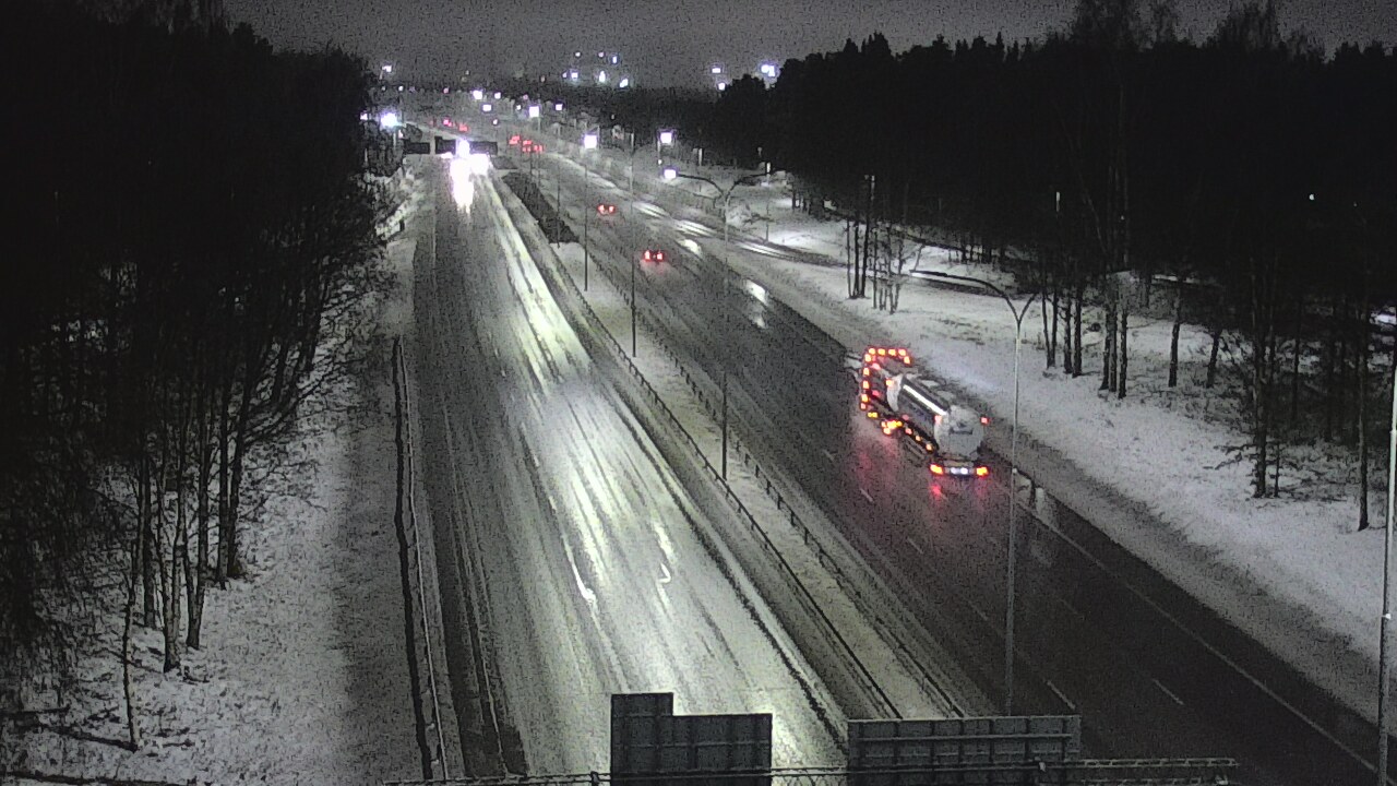 Weather Camera Image Road 4 Oulu, Kontinkangas, Oulu, Pohjois-Pohjanmaa