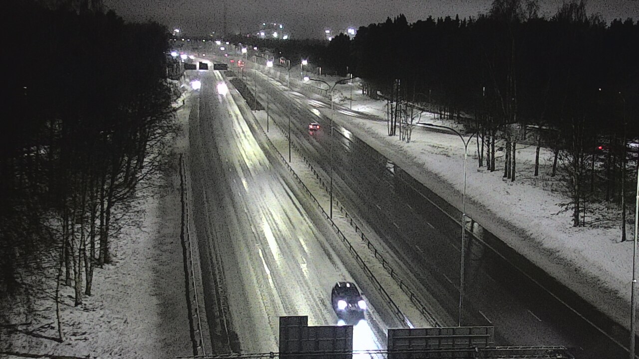 Weather Camera Image Road 4 Oulu, Kontinkangas, Oulu, Pohjois-Pohjanmaa
